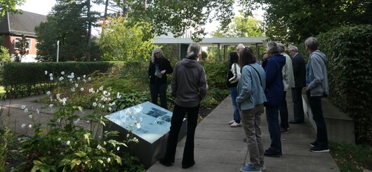 Außenbereich der Gedenkstätte
